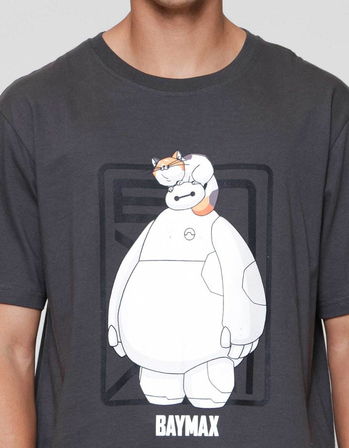 Disney Baymax Frontprint Kaos Pria