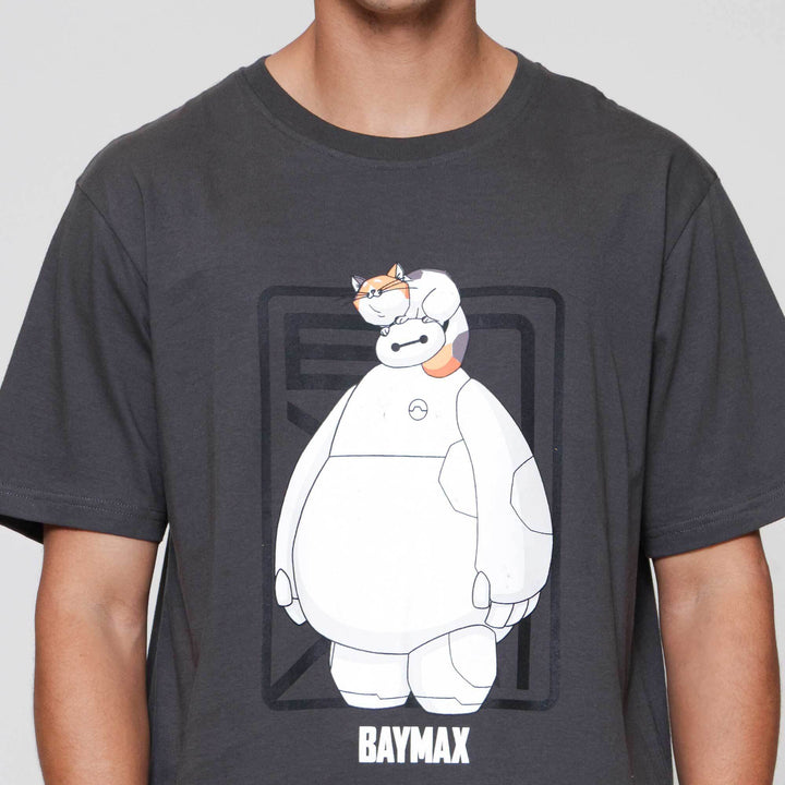 Disney Baymax Frontprint Kaos Pria