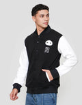 Disney Varsity Baymax Front Towel Embro Backprint Jaket Pria