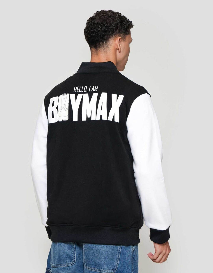 Disney Varsity Baymax Front Towel Embro Backprint Jaket Pria