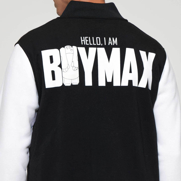 Disney Varsity Baymax Front Towel Embro Backprint Jaket Pria