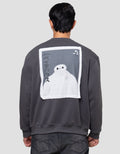 Disney Baymax Patch Backprint Sweater Pria