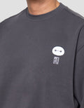 Disney Baymax Patch Backprint Sweater Pria