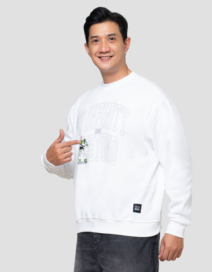 Disney Buzz Lightyear Hd Boxy Fit Sweater Pria