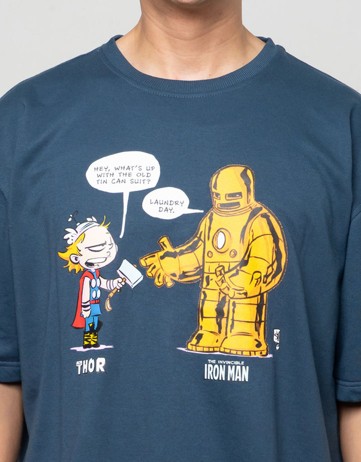 Marvel Os Thor Iron Man Artist Series Kaos Pria