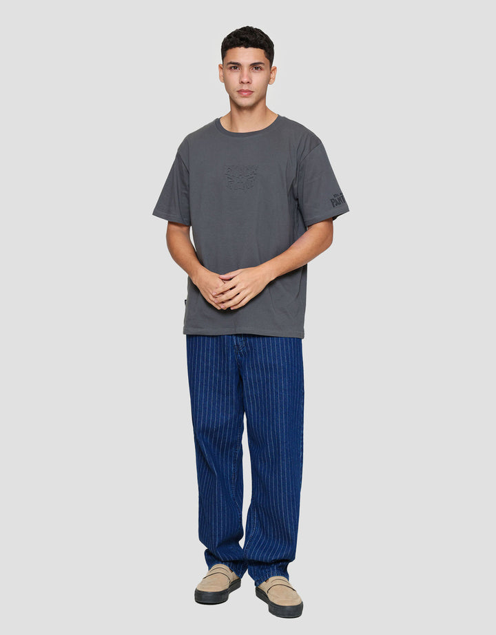 Marvel Black Panther Embossed Kaos Pria