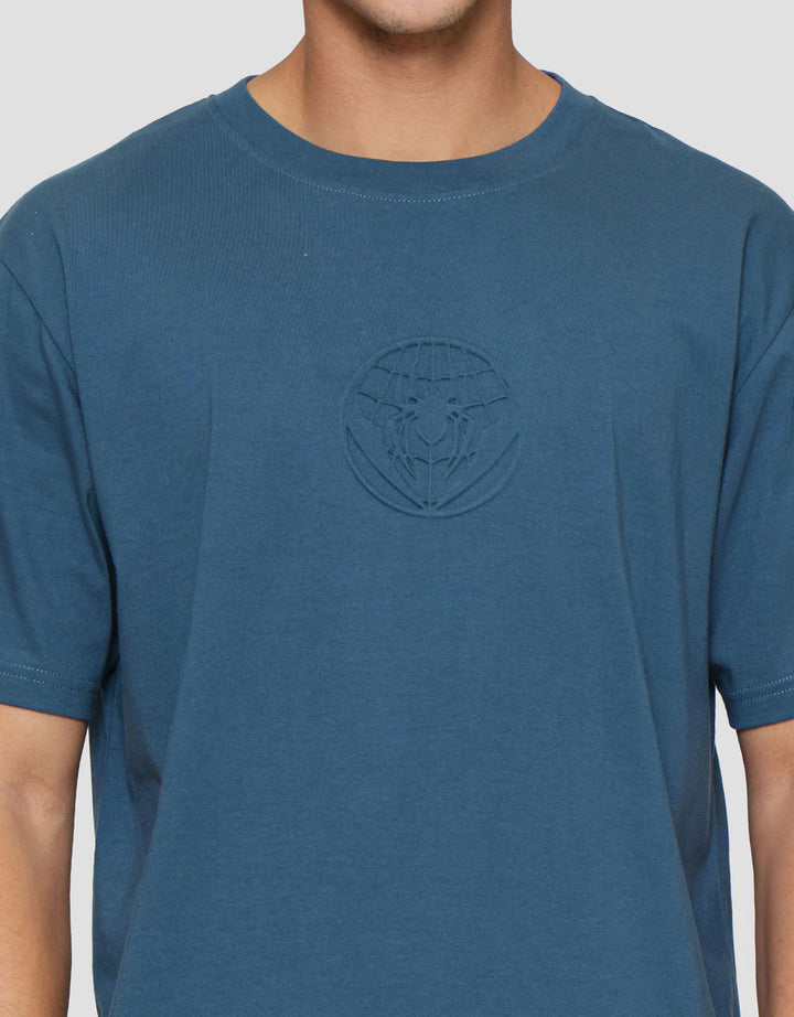 Marvel Spiderman Embossed Kaos Pria