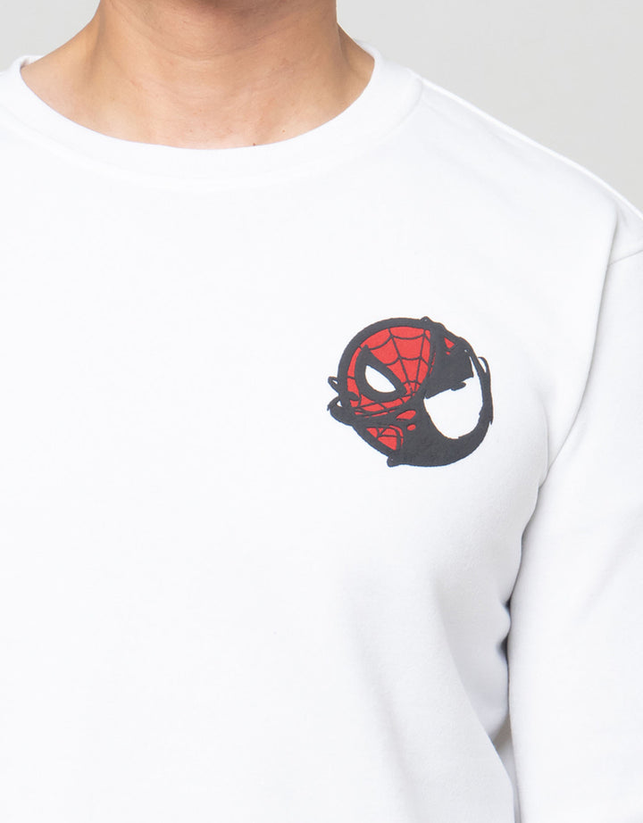 Marvel Spiderman X Venom Artist Series Sweater Pria