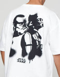 Star Wars Os Darth Vader Troppers Graffiti Backprint Kaos Pria