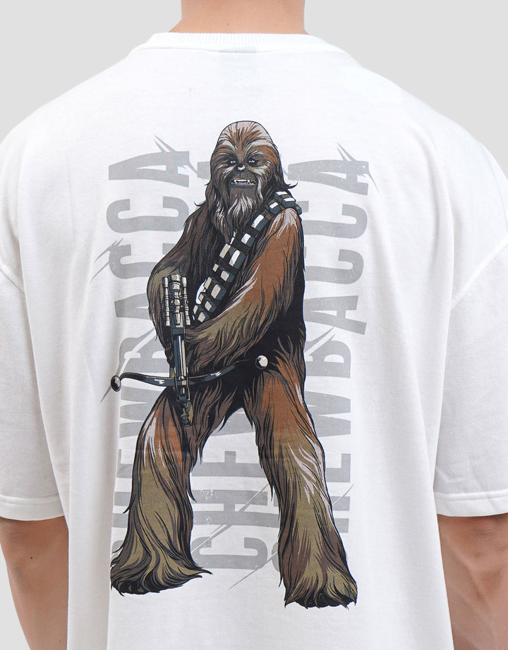 Star Wars Chewbacca Backprint Kaos Pria