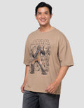 Star Wars Chewbacca With Outline Background Kaos Pria