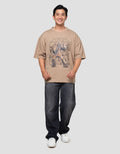 Star Wars Chewbacca With Outline Background Kaos Pria