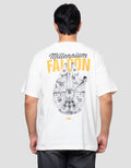 Star Wars Starship Falcon Front Backprint Kaos Pria