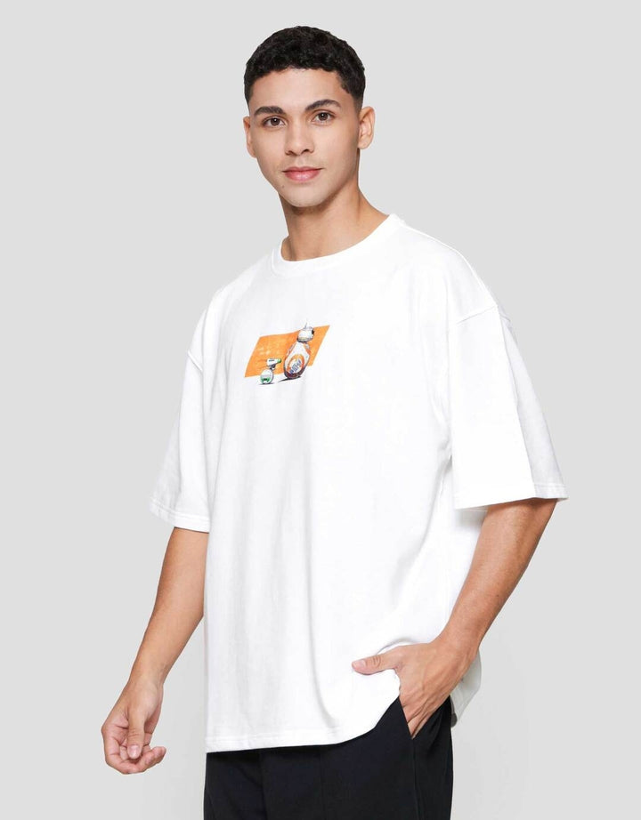 Star Wars Front Back Print Kaos Pria