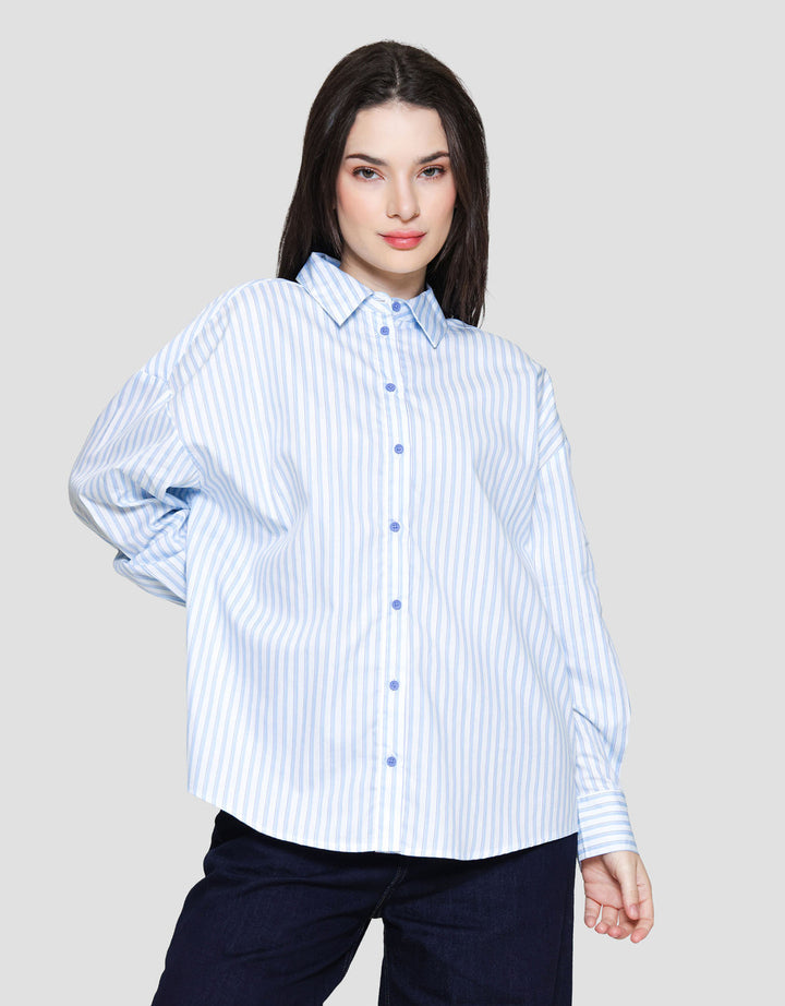 Nevada Stripes Kemeja Wanita