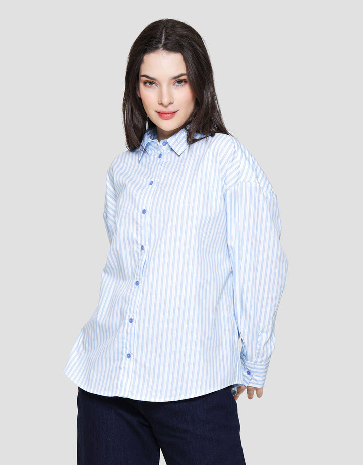 Nevada Stripes Kemeja Wanita