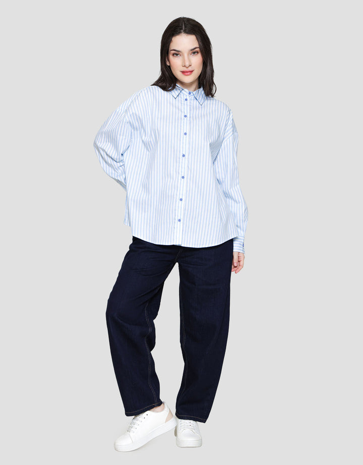 Nevada Stripes Kemeja Wanita