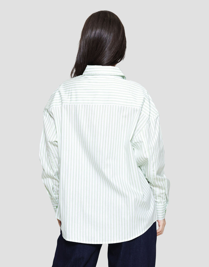 Nevada Stripes Kemeja Wanita