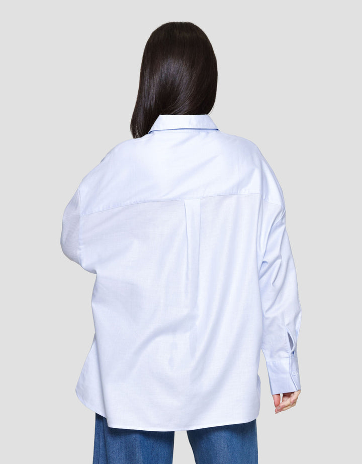 Nevada Pocket Kemeja Oversize Wanita
