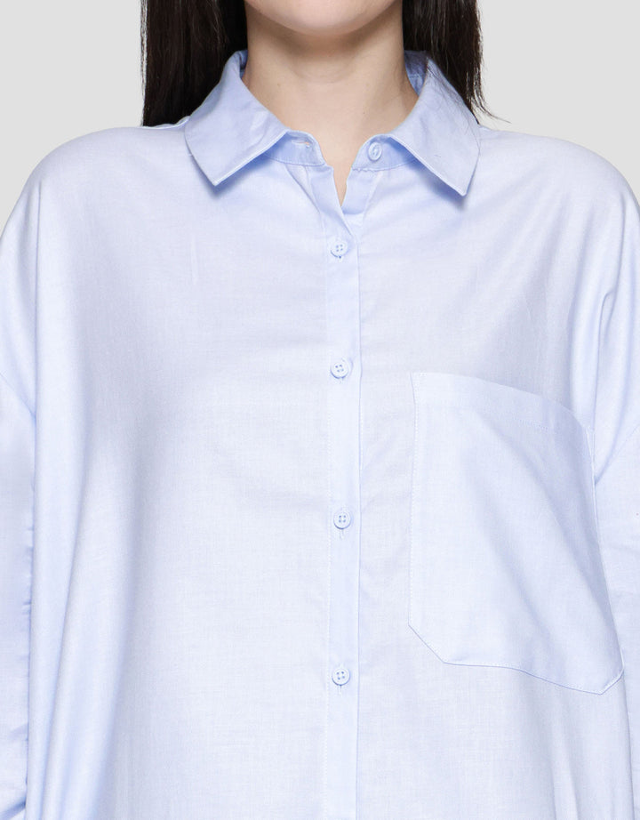 Nevada Pocket Kemeja Oversize Wanita