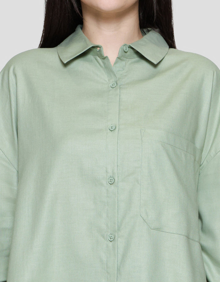 Nevada Pocket Kemeja Oversize Wanita