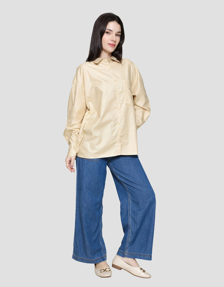 Nevada Pocket Kemeja Oversize Wanita