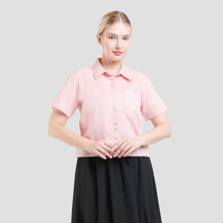 Nevada Boxy Lace Kemeja Wanita