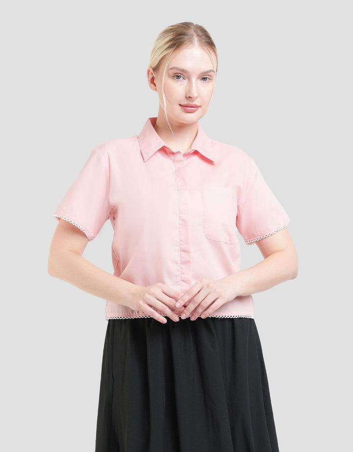 Nevada Boxy Lace Kemeja Wanita