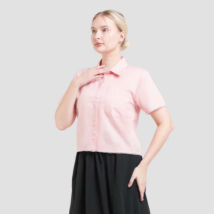 Nevada Boxy Lace Kemeja Wanita