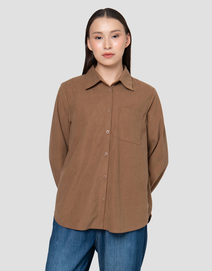 Nevada Corduroy Kemeja Wanita