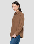 Nevada Corduroy Kemeja Wanita