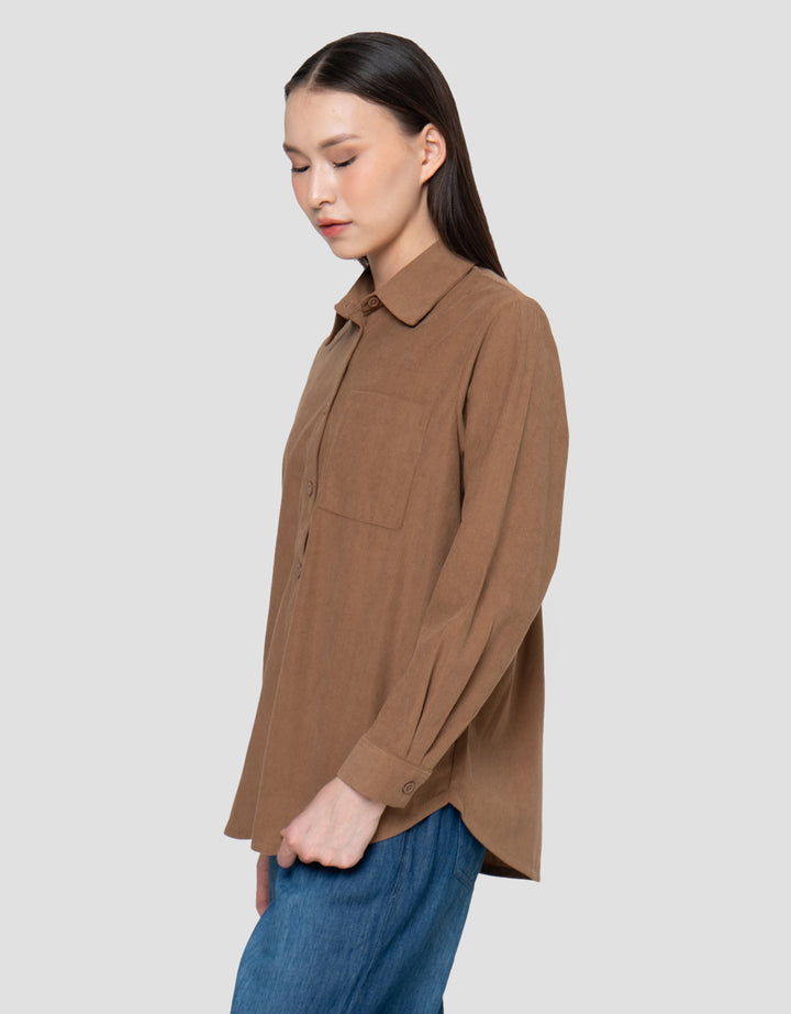 Nevada Corduroy Kemeja Wanita