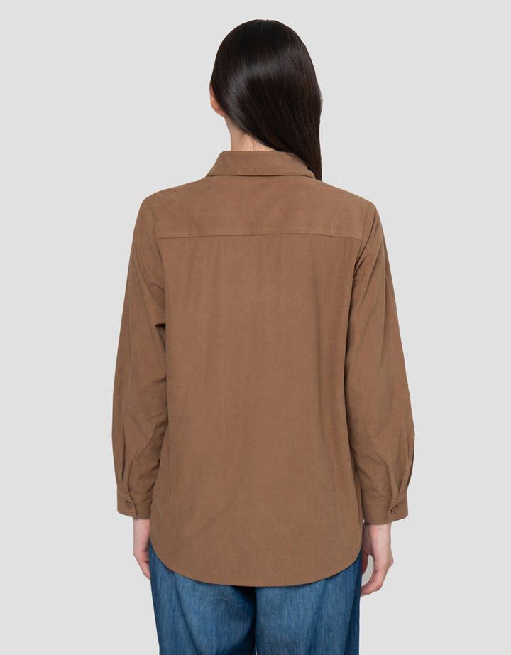Nevada Corduroy Kemeja Wanita