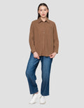 Nevada Corduroy Kemeja Wanita