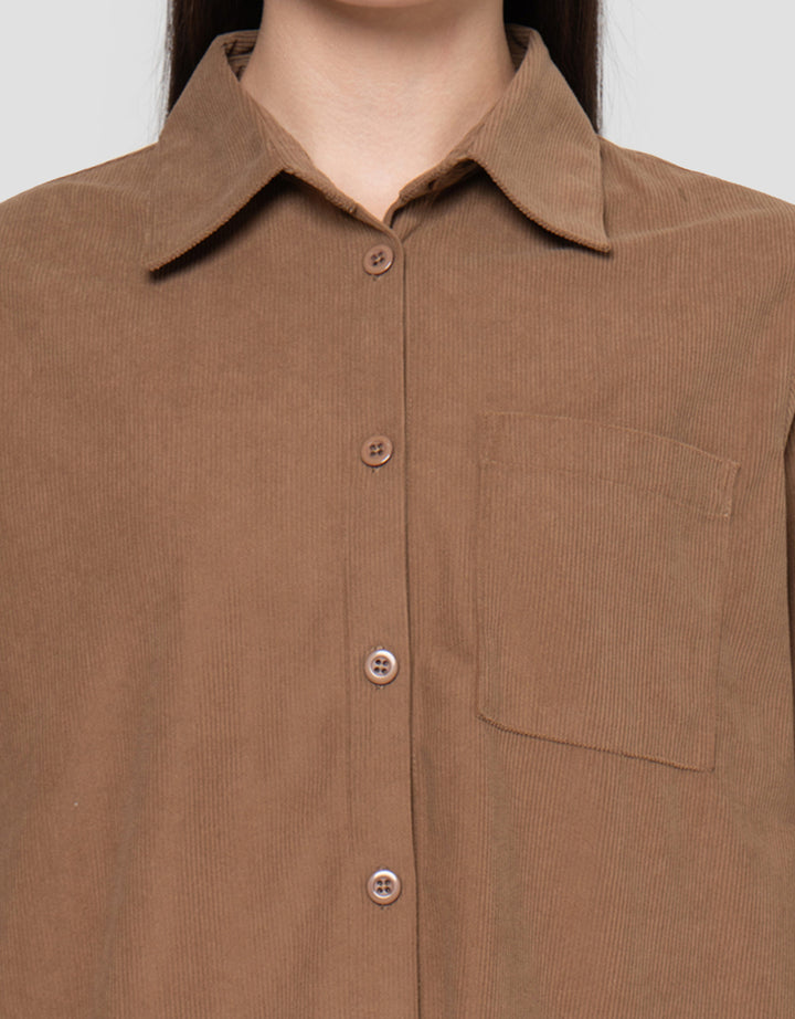 Nevada Corduroy Kemeja Wanita