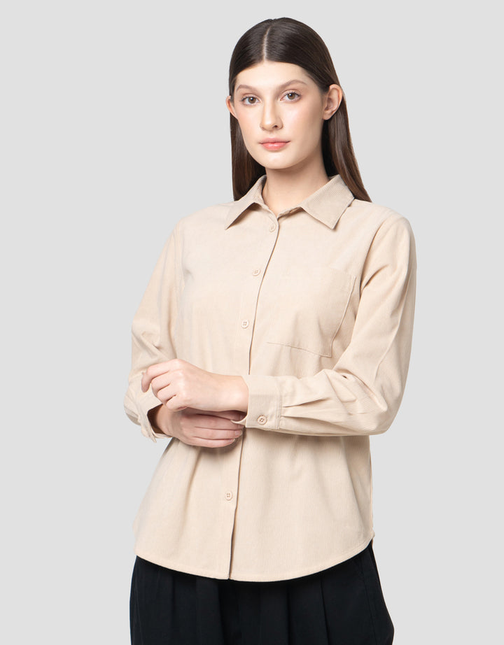 Nevada Corduroy Kemeja Wanita