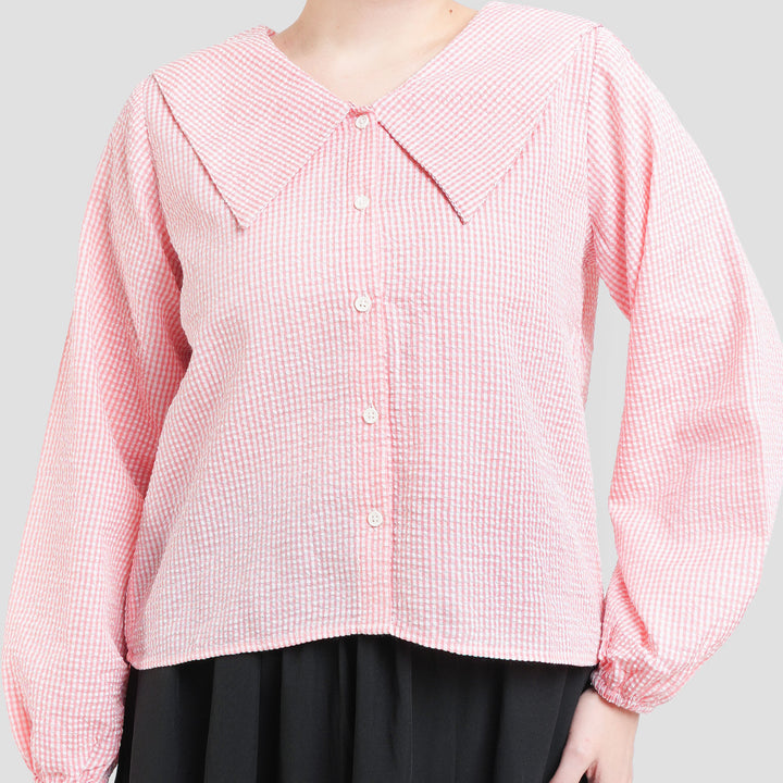 Nevada Peterpan Collar Kemeja Wanita