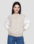 Nevada Two Tone Varsity Jaket Wanita