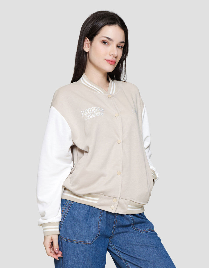 Nevada Two Tone Varsity Jaket Wanita
