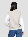 Nevada Two Tone Varsity Jaket Wanita
