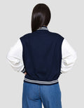 Nevada Two Tone Varsity Jaket Wanita