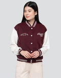 Nevada Two Tone Varsity Jaket Wanita