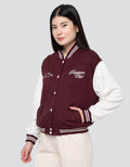 Nevada Two Tone Varsity Jaket Wanita