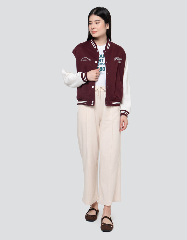 Nevada Two Tone Varsity Jaket Wanita