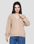 Nevada V Neck List Cardigan Wanita