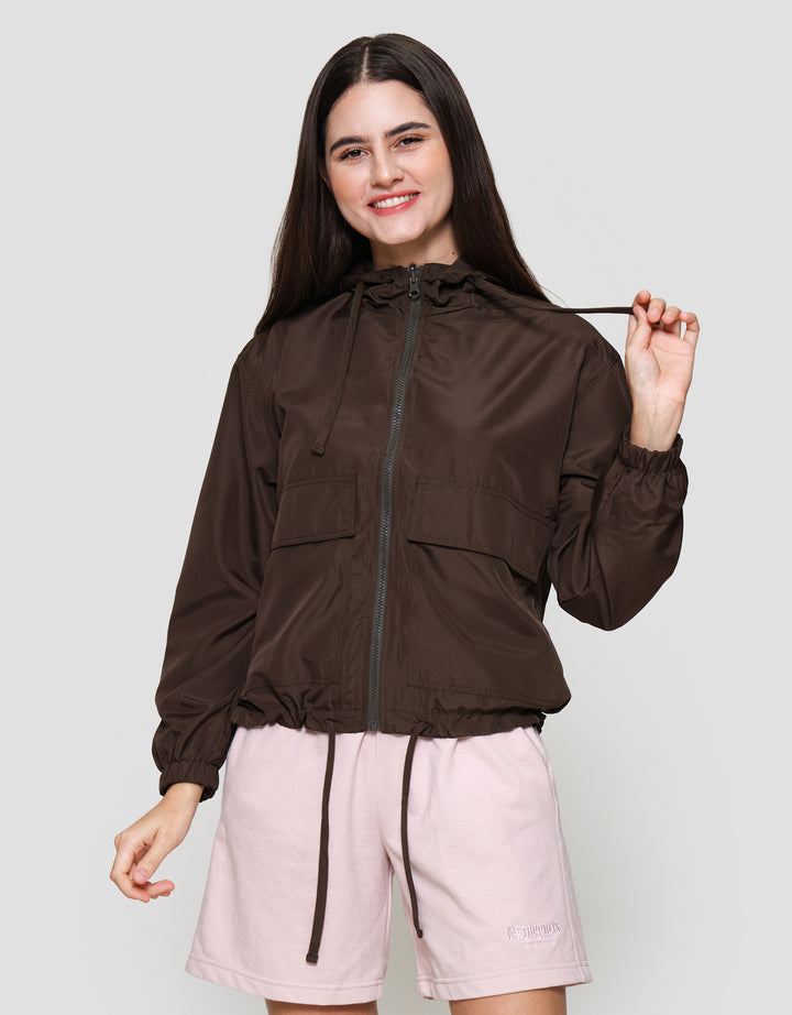 Nevada Reversible Jaket Hoodie Wanita