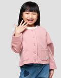 Little M Jacket Knit Diamond Anak Perempuan