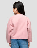 Little M Jacket Knit Diamond Anak Perempuan