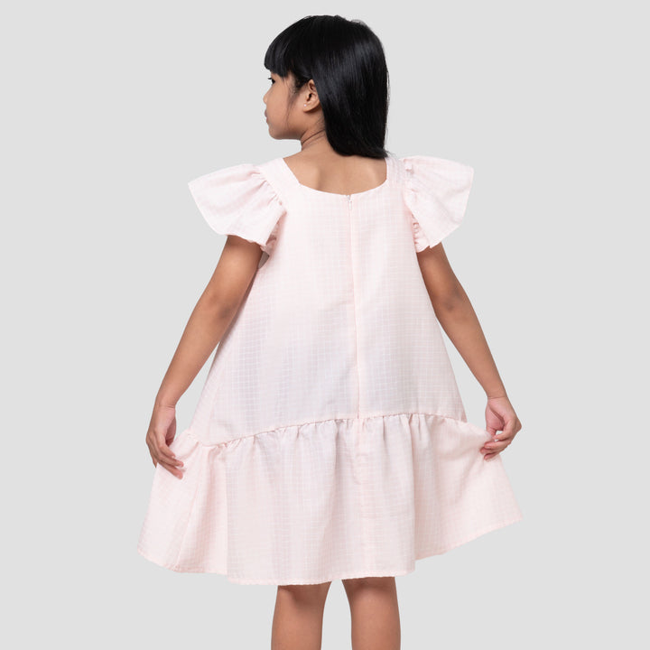 Little M Casual Kotak Dress Anak Perempuan