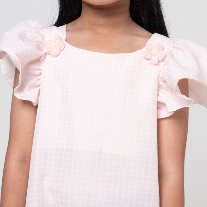 Little M Casual Kotak Dress Anak Perempuan